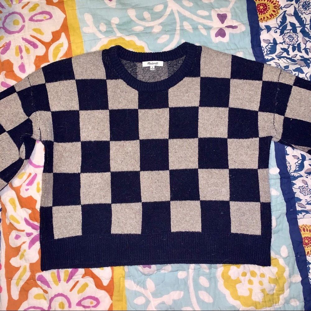 Madewell Checker Sweater